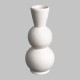 Stoneware Curvy Vase  Stoneware Curvy Vase